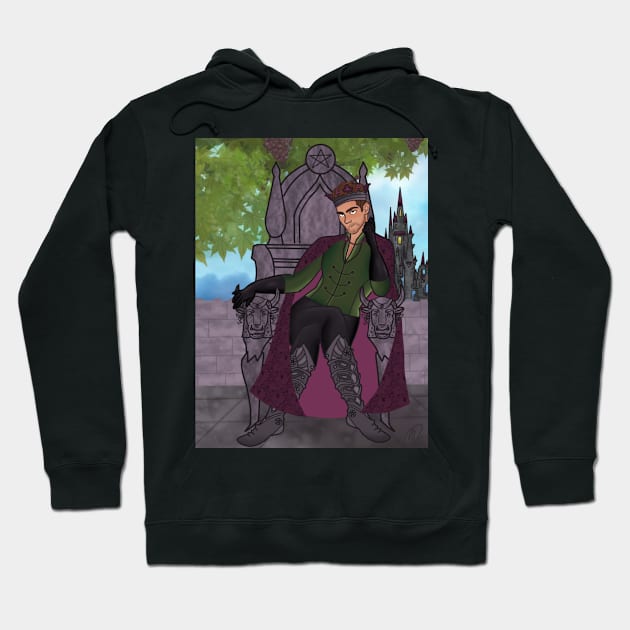 King of Pentacles Hoodie by LieutenantAmoo